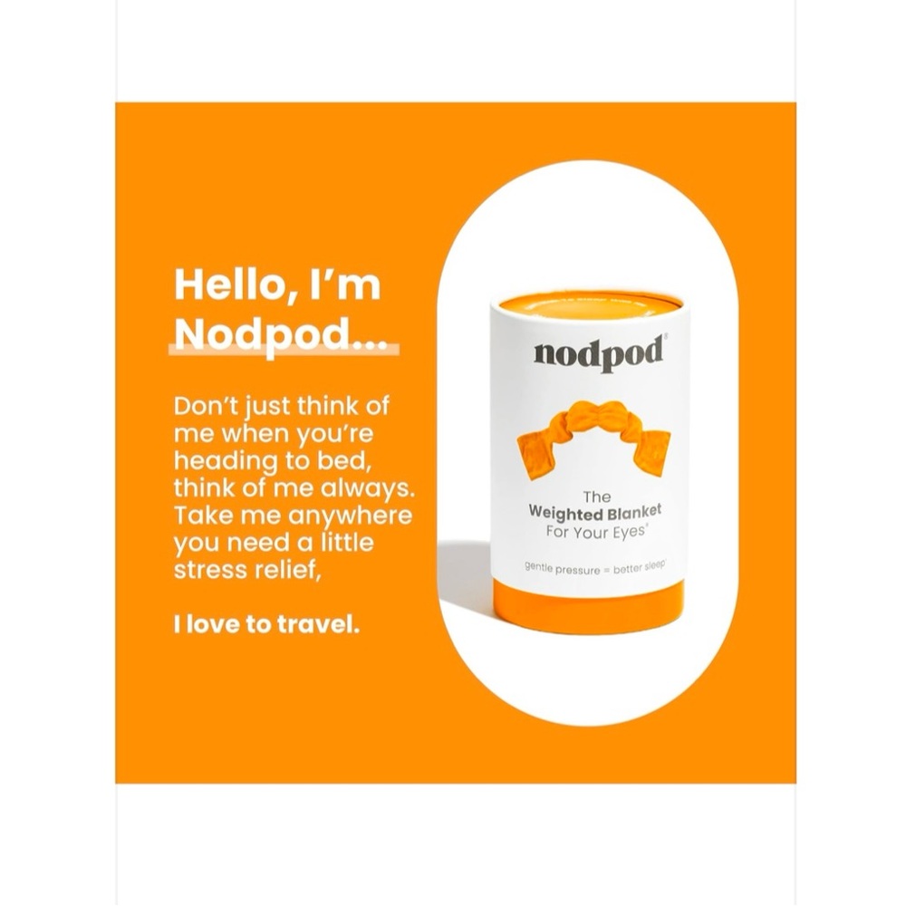 Brand New -Nodpod Gentle Pressure Sleep Mask